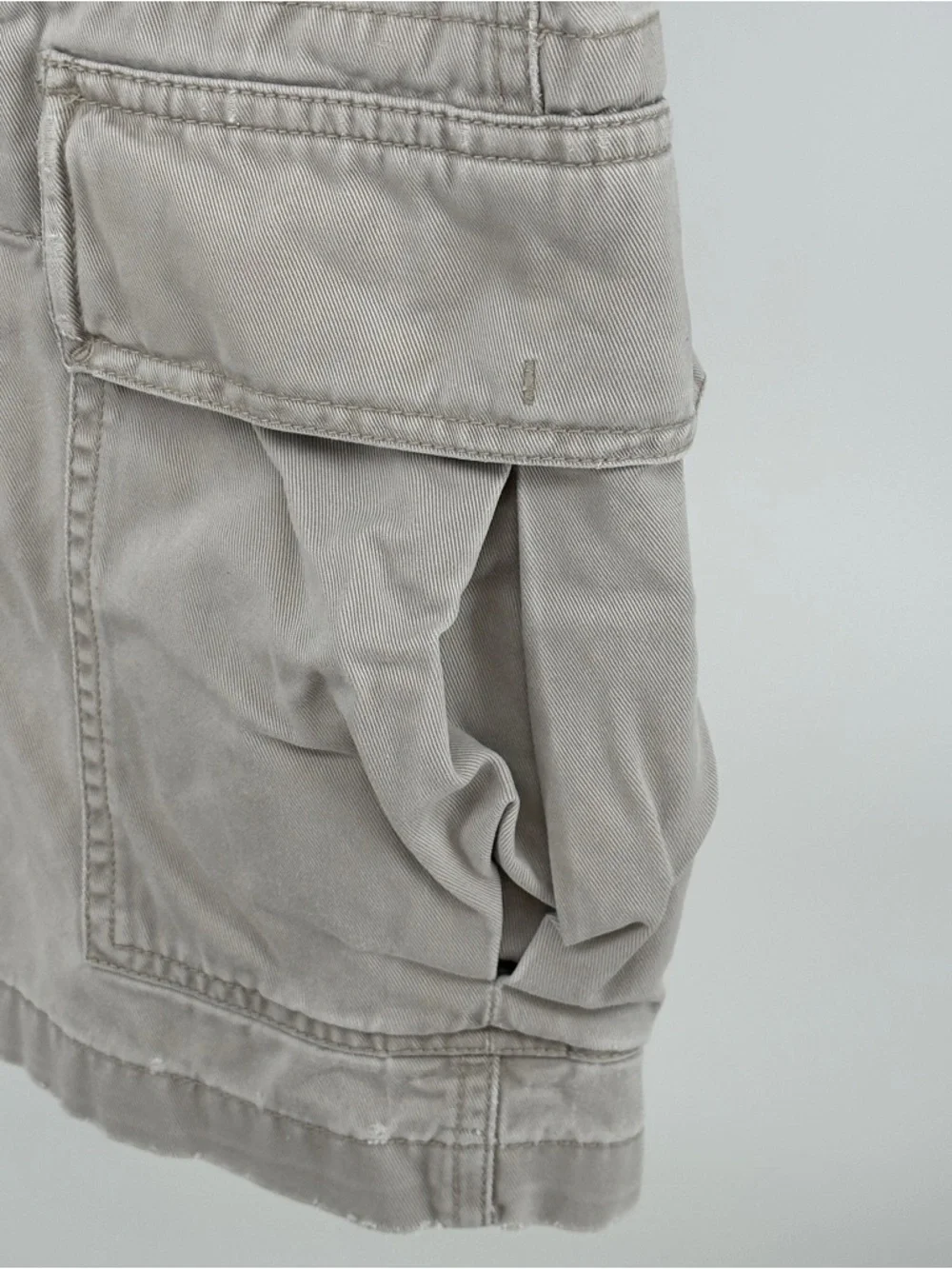 Y2K Old Navy Men's 32 Cargo Shorts‎ Khaki 100% Cotton